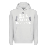 Dove Grey don't worry dad has duct tape funny saying gift t shirt Premium Hoodie - artisFamous