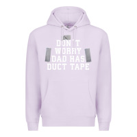 Lilac don't worry dad has duct tape funny saying gift t shirt Premium Hoodie - artisFamous