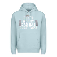 Blue Mist don't worry dad has duct tape funny saying gift t shirt Premium Hoodie - artisFamous