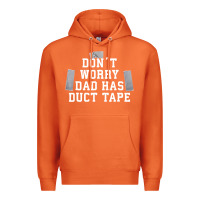 Carrot don't worry dad has duct tape funny saying gift t shirt Premium Hoodie - artisFamous