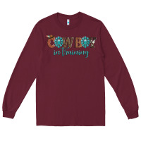 Burgundy cowboy in training Long Sleeve Tee - Artiststas