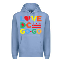 Colony Blue love dc gogo Premium Hoodie - artisFamous