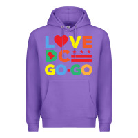 Purple love dc gogo Premium Hoodie - artisFamous