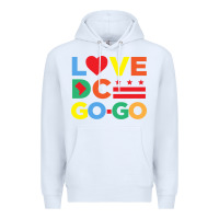 White love dc gogo Premium Hoodie - artisFamous