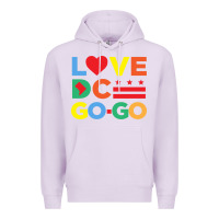 Lilac love dc gogo Premium Hoodie - artisFamous