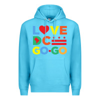 Ocean Blue love dc gogo Premium Hoodie - artisFamous