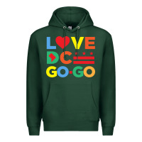 Sports Green love dc gogo Premium Hoodie - artisFamous