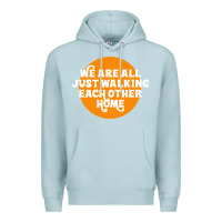 Blue Mist We are all just walking each other home Premium Hoodie - artisFamous
