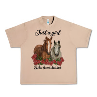Burro just a girl who loves horses no background Urban Heavy Tee - RanaPortraitStore
