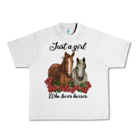 Lunar Rock just a girl who loves horses no background Urban Heavy Tee - RanaPortraitStore