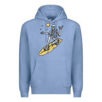 Colony Blue Surfing Premium Hoodie - artisFamous