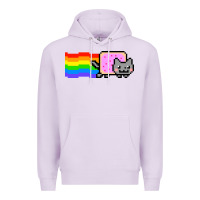 Lilac Nyan Cat Premium Hoodie - artisFamous