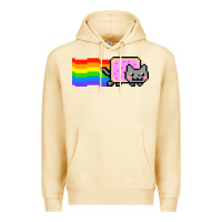 Pina Colada Nyan Cat Premium Hoodie - artisFamous