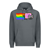 Rock Nyan Cat Premium Hoodie - artisFamous