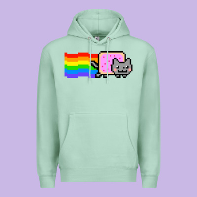 Nyan Cat Premium Hoodie Designed By Artisfamous
