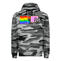 Slate Camo Nyan Cat Premium Hoodie - artisFamous