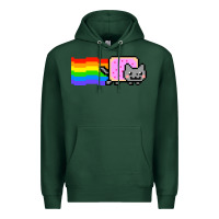 Sports Green Nyan Cat Premium Hoodie - artisFamous