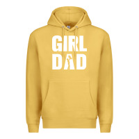 Antique Gold Girl Dad Premium Hoodie - artisFamous