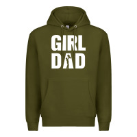 Army Green Girl Dad Premium Hoodie - artisFamous