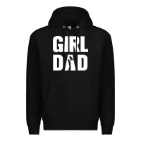 Black Girl Dad Premium Hoodie - artisFamous