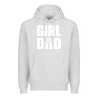 Dove Grey Girl Dad Premium Hoodie - artisFamous