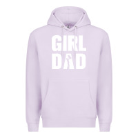Lilac Girl Dad Premium Hoodie - artisFamous