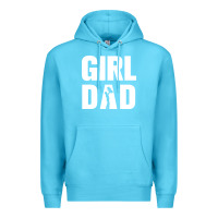 Ocean Blue Girl Dad Premium Hoodie - artisFamous