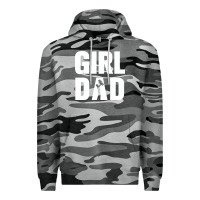 Slate Camo Girl Dad Premium Hoodie - artisFamous