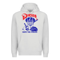 Dove Grey Dicks Hate The Police Premium Hoodie - artisFamous