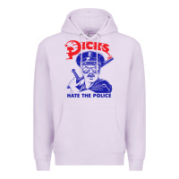 Lilac Dicks Hate The Police Premium Hoodie - artisFamous