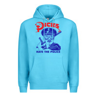 Ocean Blue Dicks Hate The Police Premium Hoodie - artisFamous