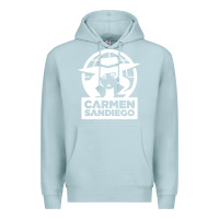 Blue Mist carmen sandiego Premium Hoodie - artisFamous