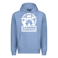 Colony Blue carmen sandiego Premium Hoodie - artisFamous