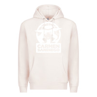 Pale Pink carmen sandiego Premium Hoodie - artisFamous