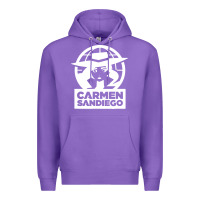 Purple carmen sandiego Premium Hoodie - artisFamous