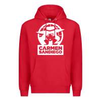 Red carmen sandiego Premium Hoodie - artisFamous