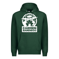 Sports Green carmen sandiego Premium Hoodie - artisFamous