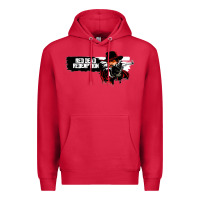 Cardinal Red Dead Redemption 2 Red Moon Cowboy Premium Hoodie - artisFamous