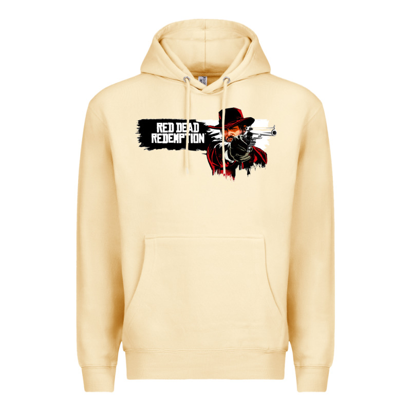 Red Dead Redemption 2 Red Moon Cowboy Premium Hoodie by artisFamous | Teevron