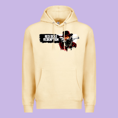 Red Dead Redemption 2 Red Moon Cowboy Premium Hoodie Designed By Artisfamous