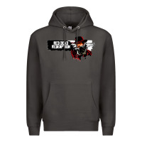 Smoke Red Dead Redemption 2 Red Moon Cowboy Premium Hoodie - artisFamous