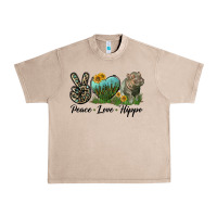 Peace Love Hippo Urban Heavy Tee | Teevron