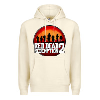 Sandshell Red Dead Redemption 2 Red Moon Cowboy Premium Hoodie - artisFamous