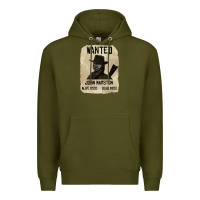 Army Green Red Dead Redemption 2 Red Moon Cowboy wanted john marston Premium Hoodie - artisFamous