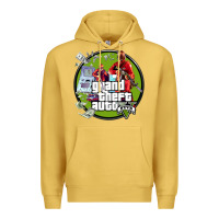 Antique Gold Grand Theft Auto Premium Hoodie - artisFamous