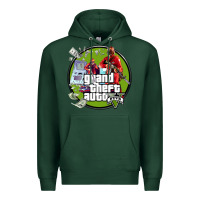 Sports Green Grand Theft Auto Premium Hoodie - artisFamous