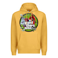 Mustard Grand Theft Auto Premium Hoodie - artisFamous