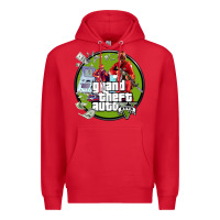 Red Grand Theft Auto Premium Hoodie - artisFamous