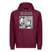 Burgundy The Queers Premium Hoodie - artisFamous