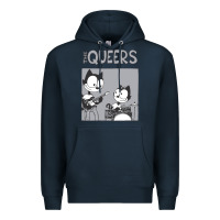 Navy The Queers Premium Hoodie - artisFamous